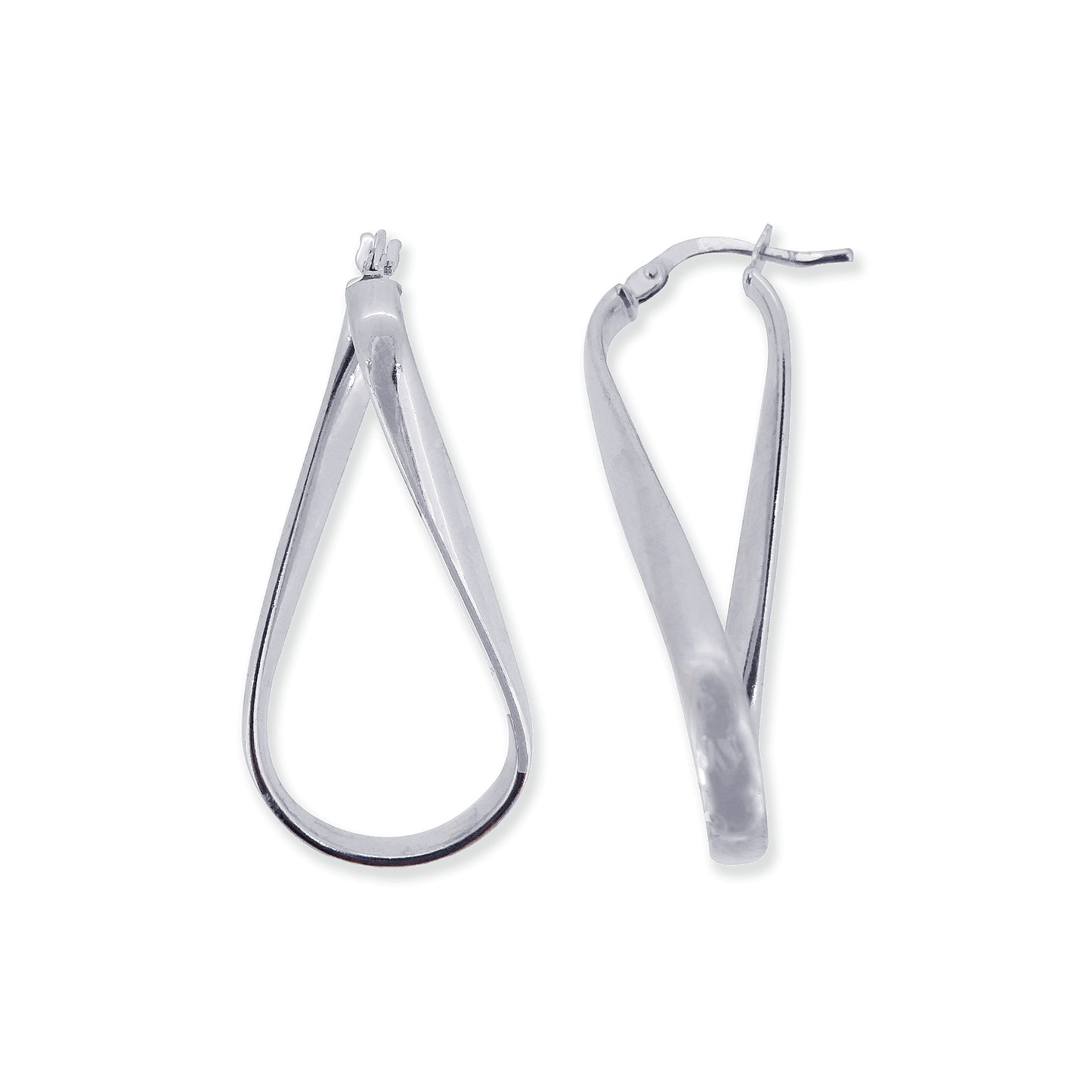Infinity Twist Hoop Earrings