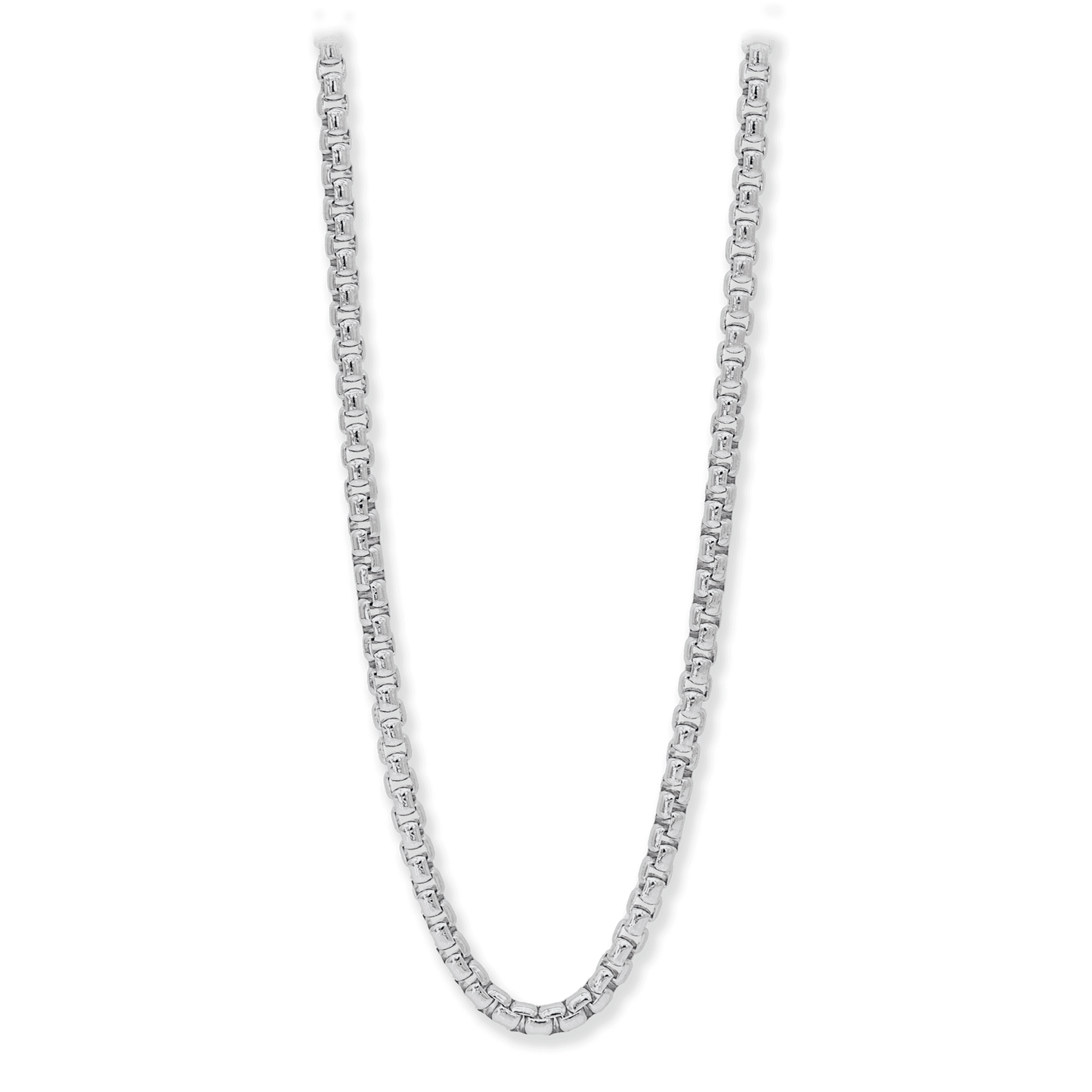 Made in Italy Round Box Chain Necklace, 5.4mm
