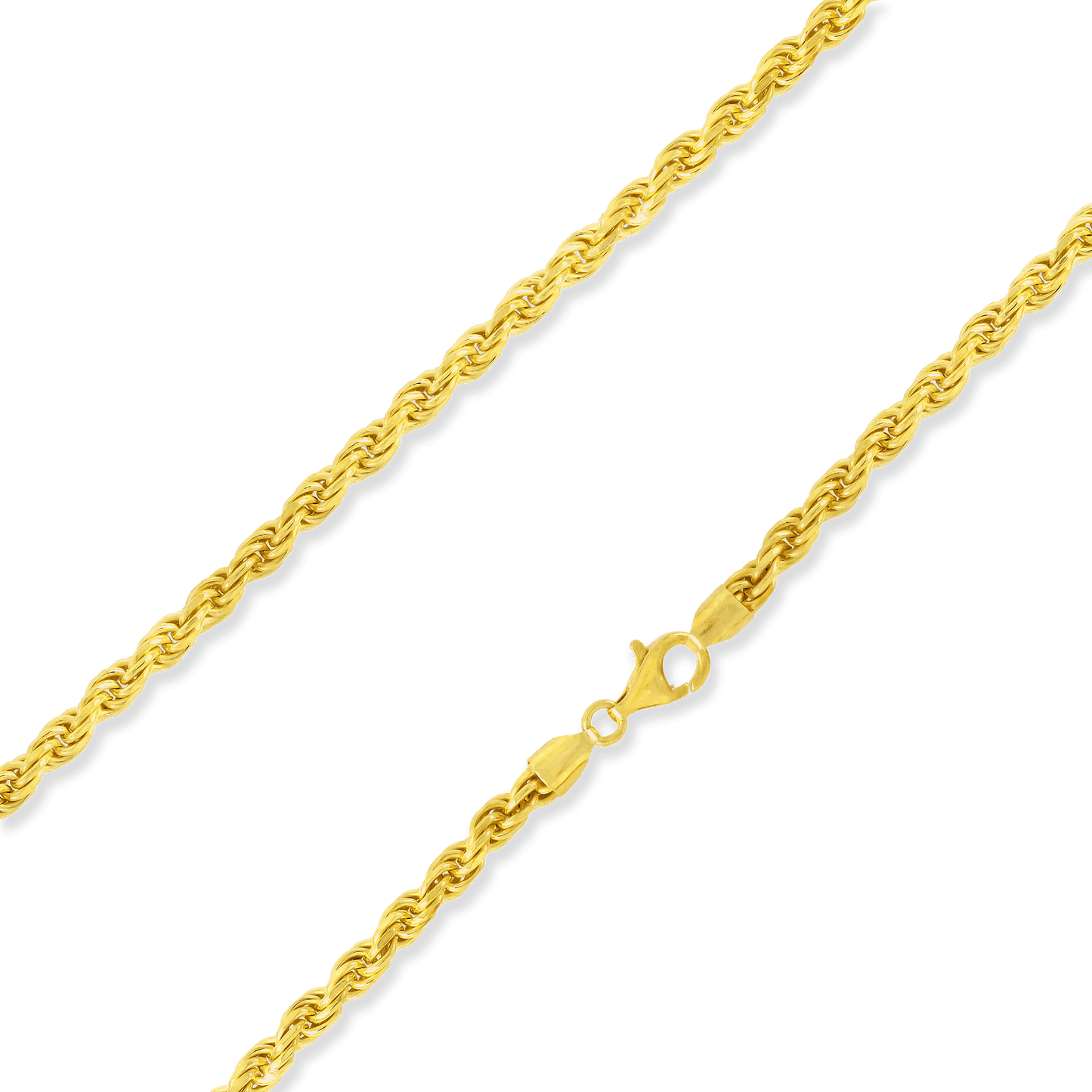 Stellari Gold 5mm Diamond-Cut Rope Chain