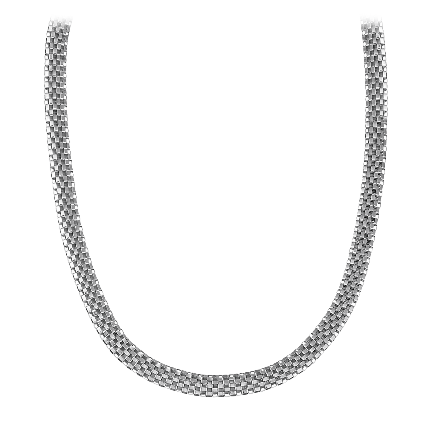 Franco Stellari Checkerboard Necklace, 8mm