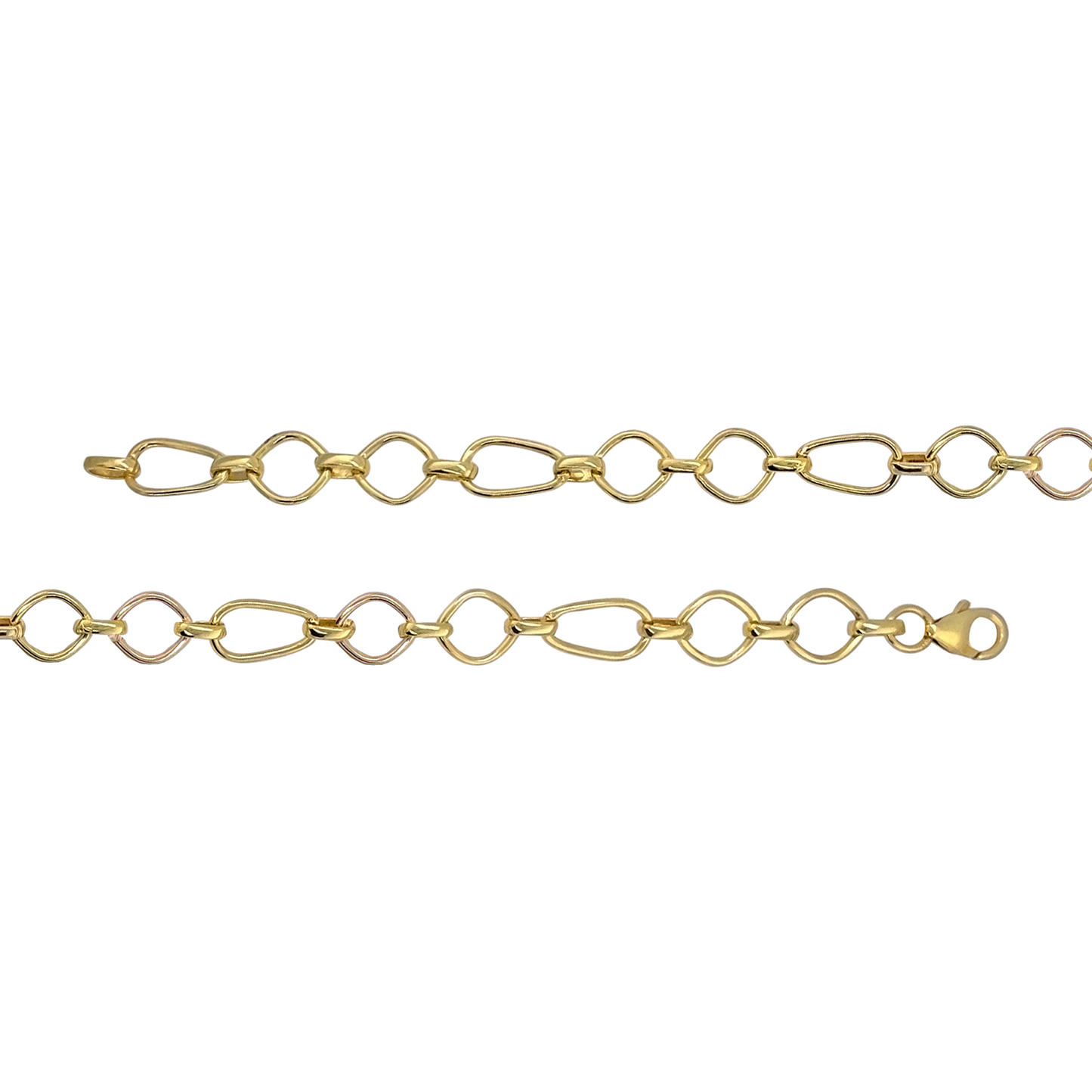 Stellari Gold Geometric Links Bracelet