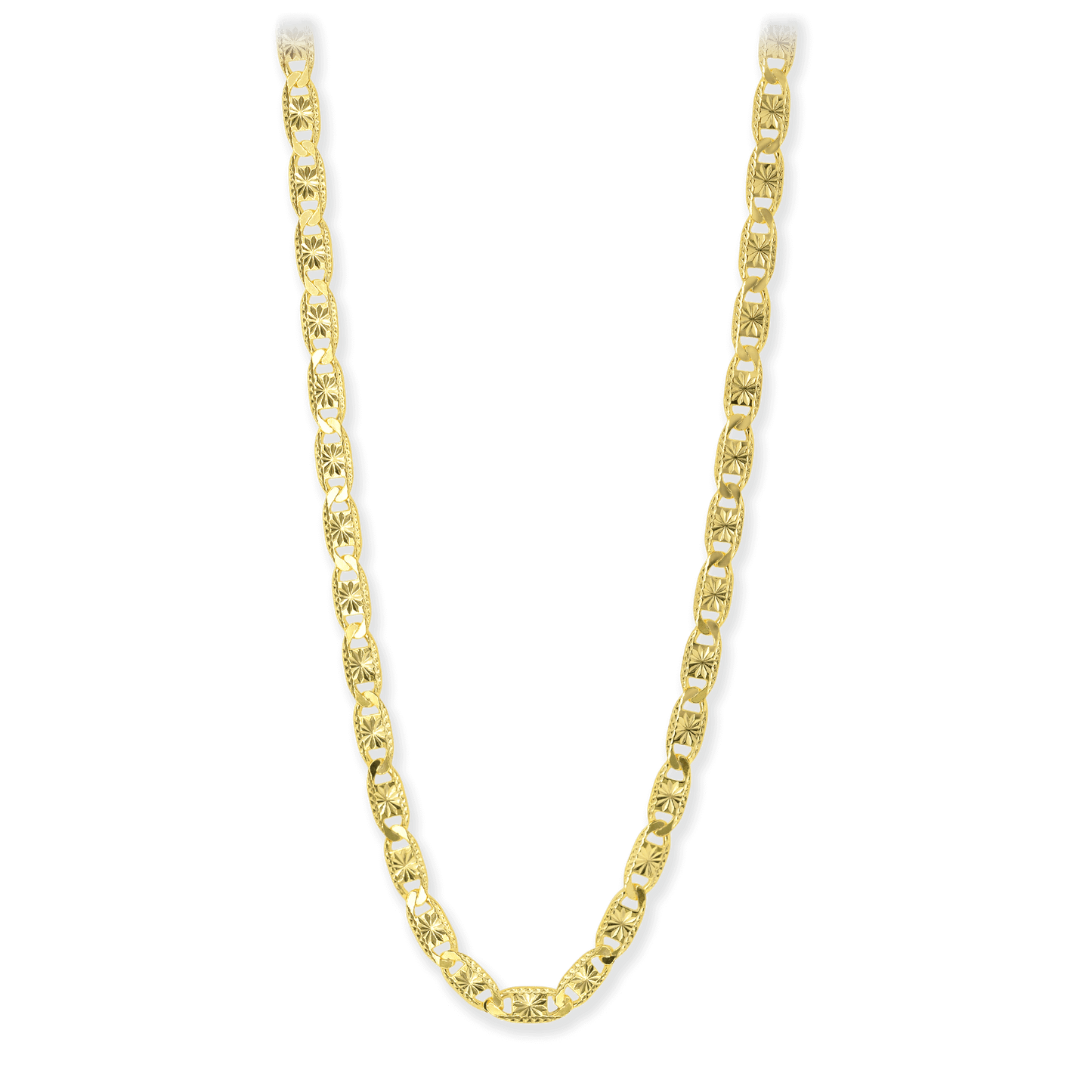Valentino Link Necklace, 4.75mm, Gold over Silver