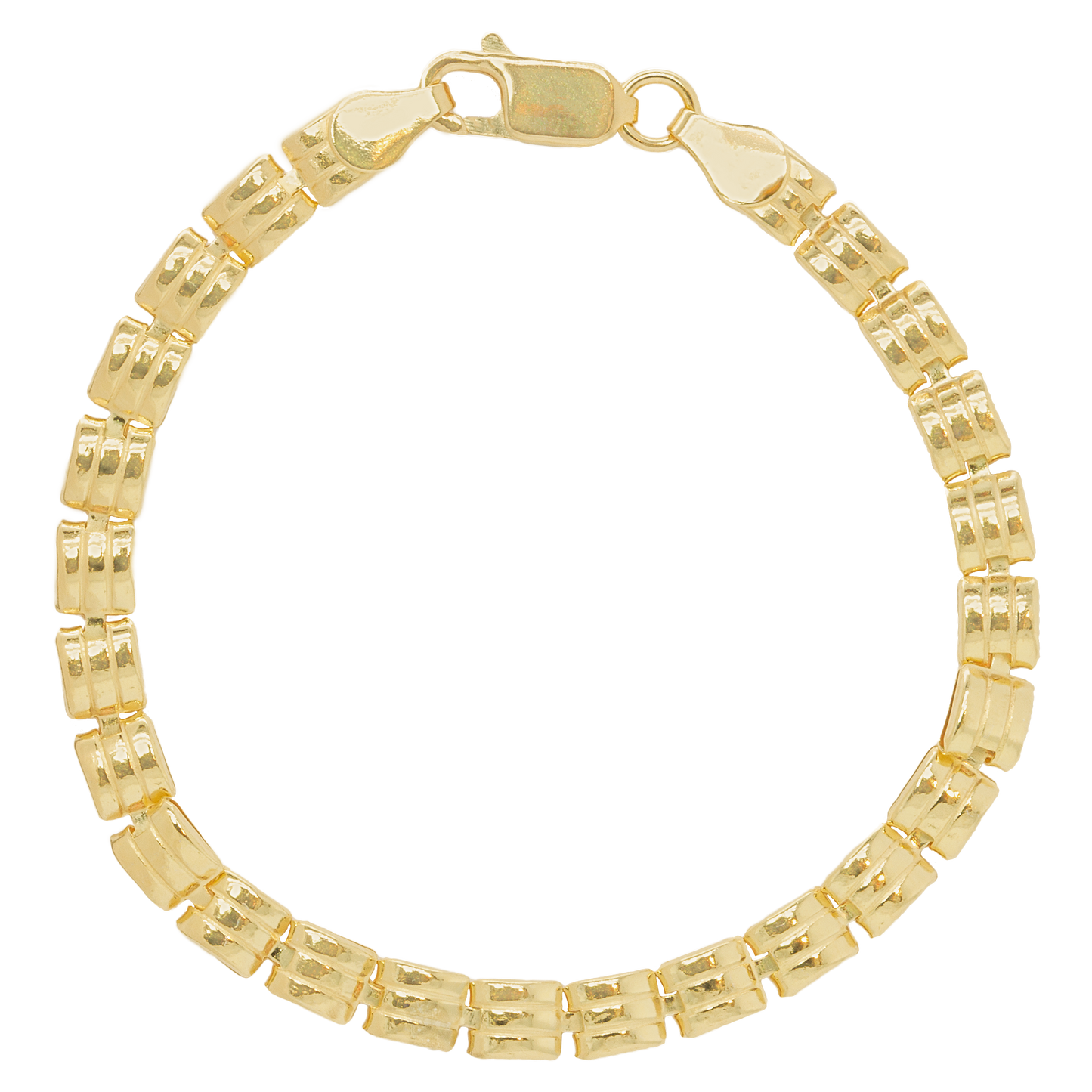 Stellari Gold Stampato Waves Bracelet