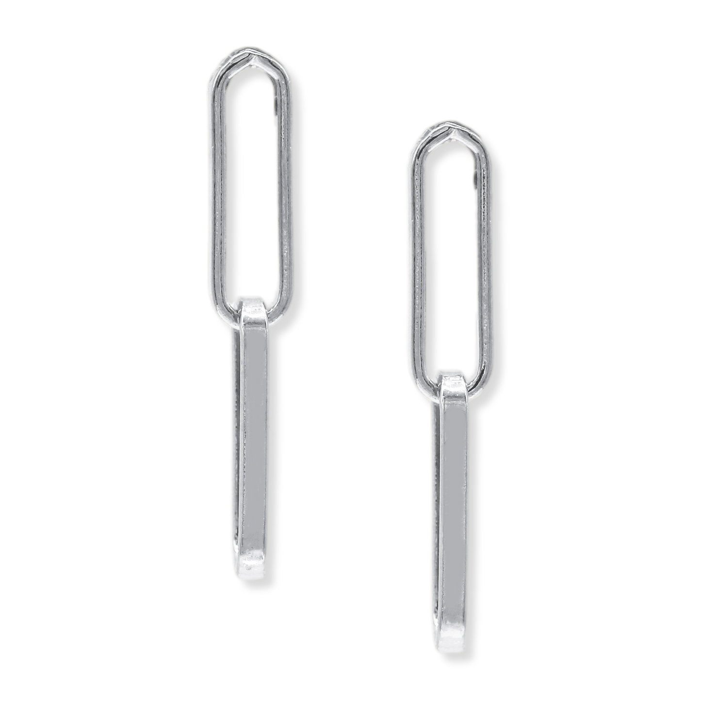 Two-Link PaperClip Earrings