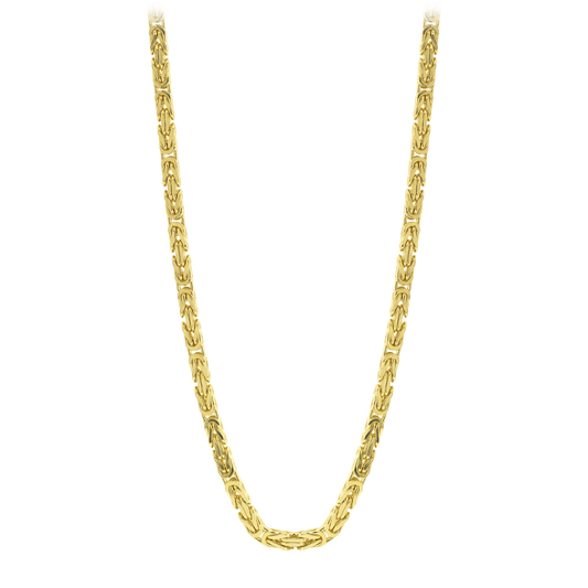 Stellari Gold 4mm Byzantine Necklace