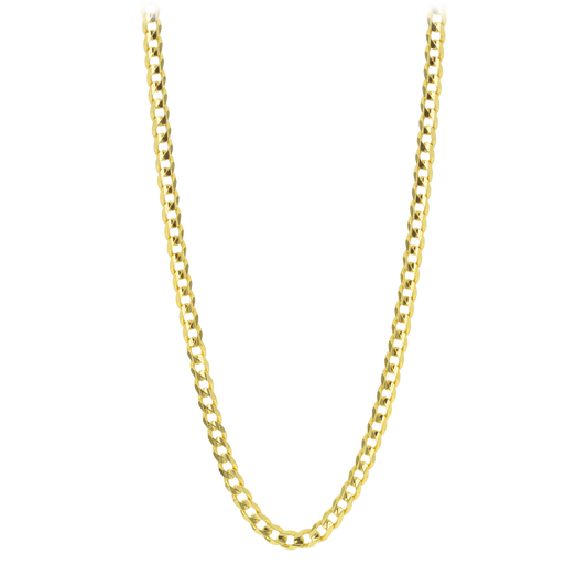 Stellari Gold 4.5mm Curb Link Necklace