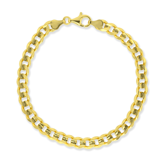 Stellari Gold 6.5mm Curb Link Bracelet