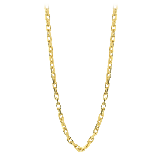 Stellari Gold 4mm French Cable Link Necklace