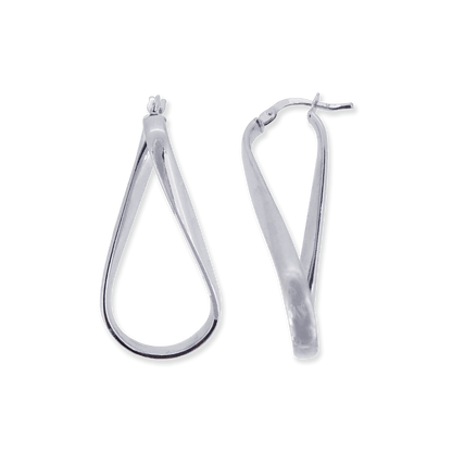 Infinity Twist Hoop Earrings