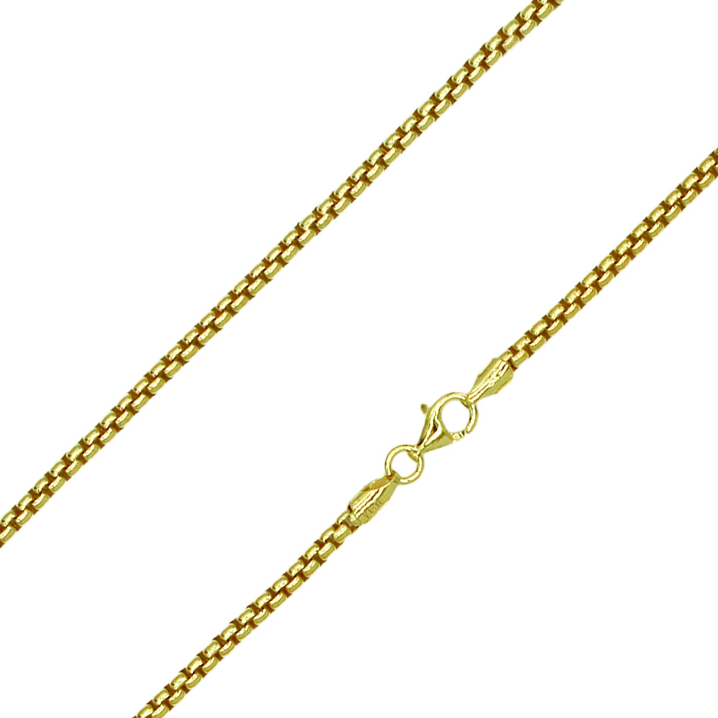 Stellari Gold 2.7mm Round Box Chain