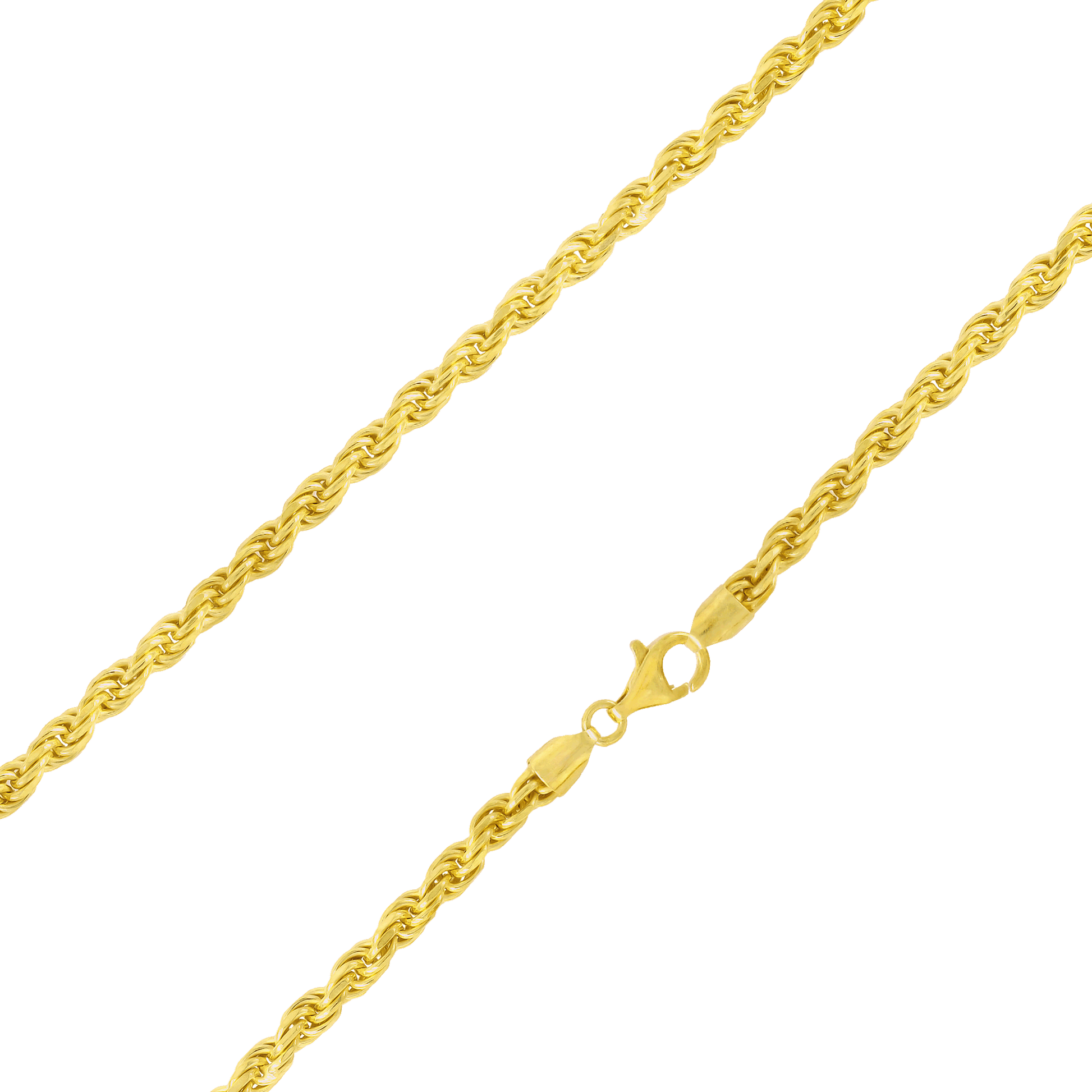 Stellari Gold 5mm Diamond-Cut Rope Chain