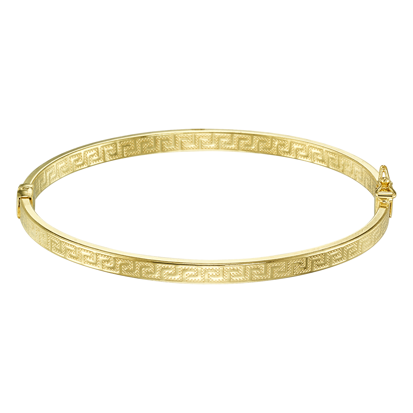 Stellari Gold Greek Key Bangle