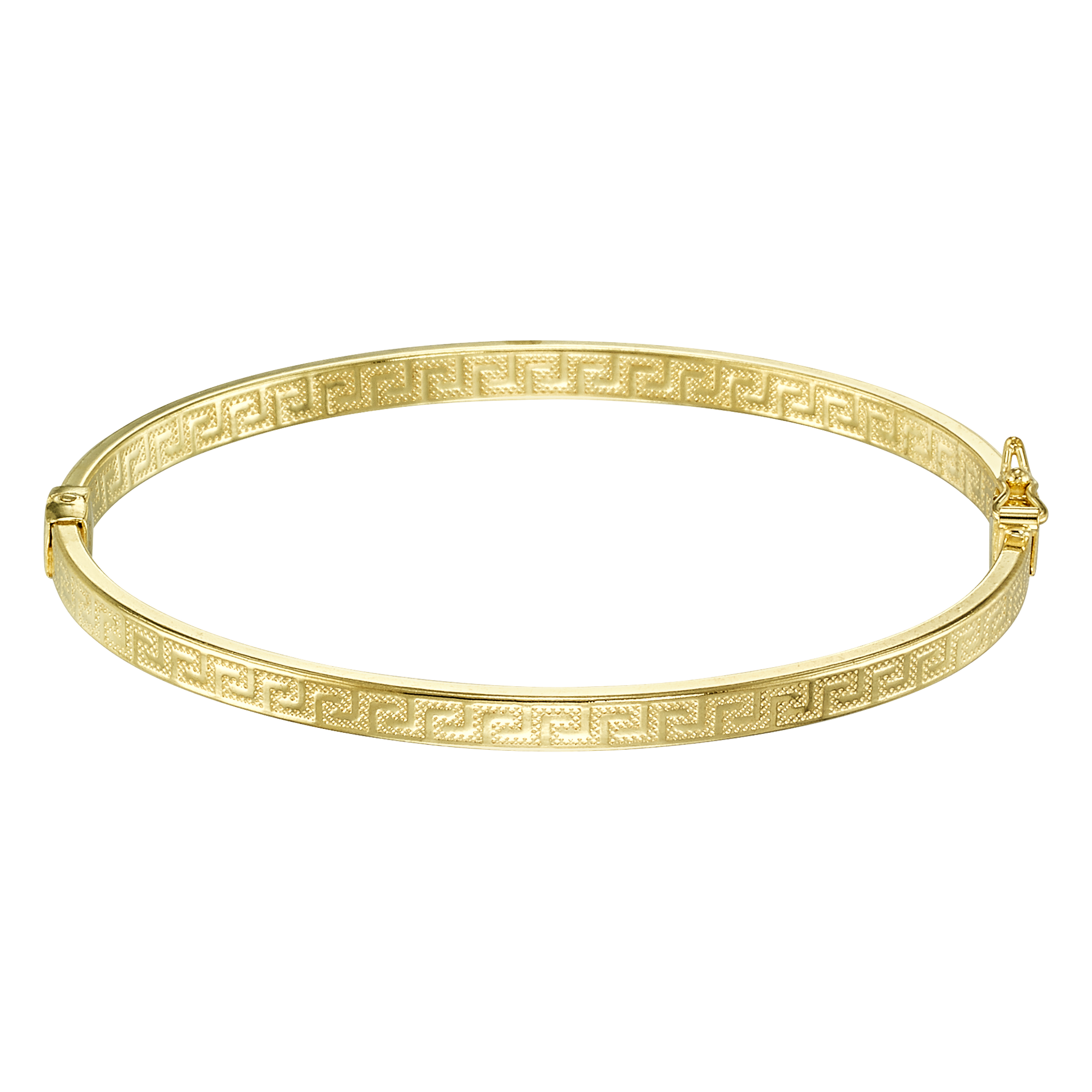 Stellari Gold Greek Key Bangle