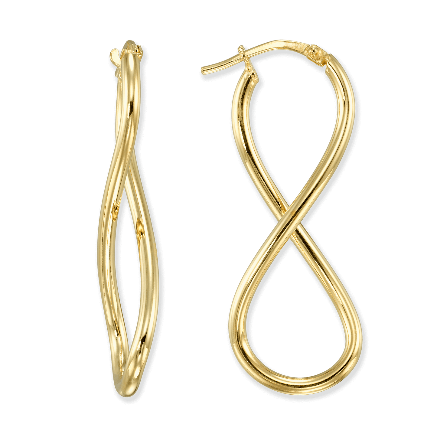 Stellari Gold Infinity Hoops