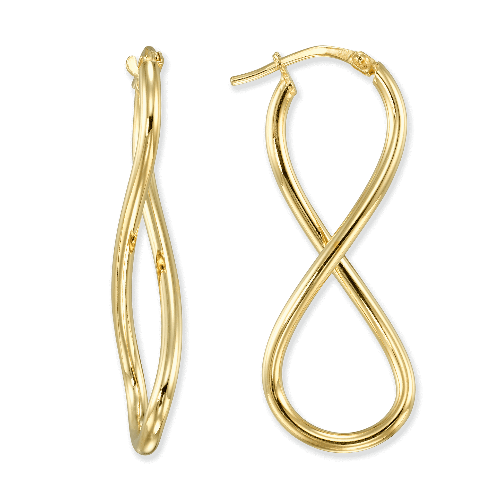 Stellari Gold Infinity Hoops