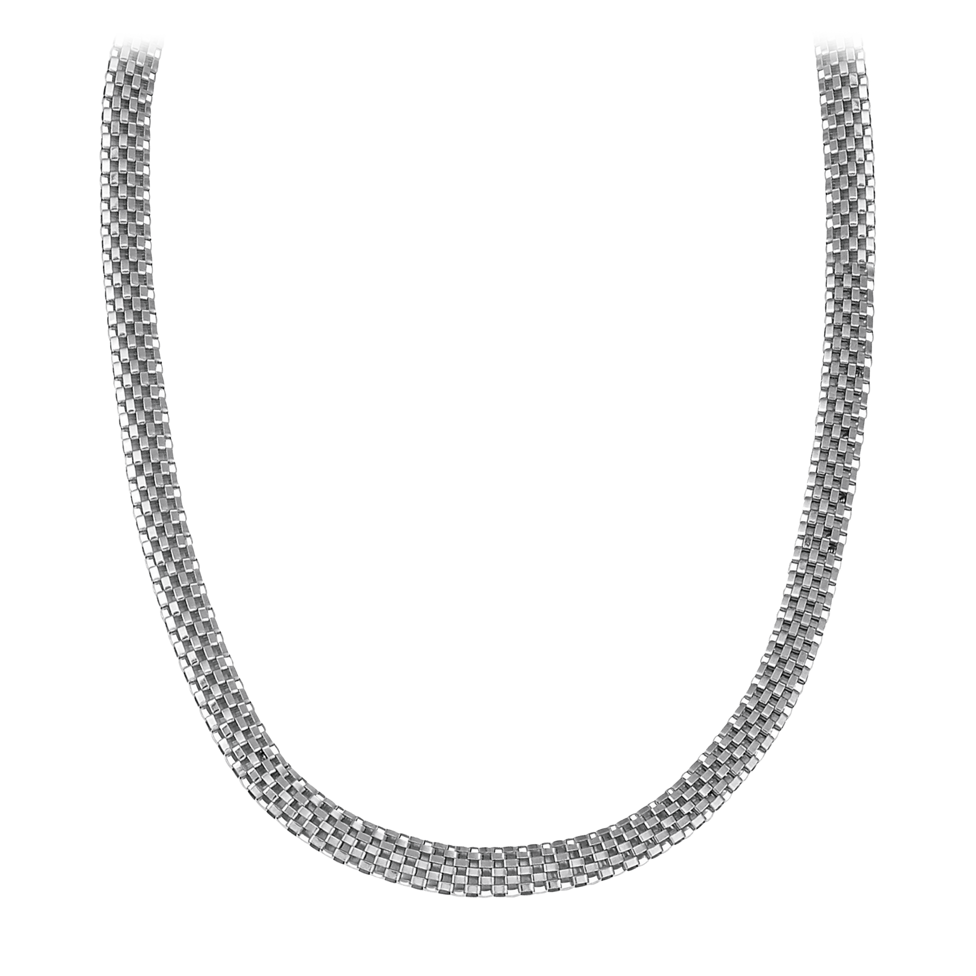 Franco Stellari Checkerboard Necklace, 8mm