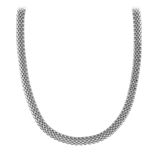 Franco Stellari Checkerboard Necklace, 8mm