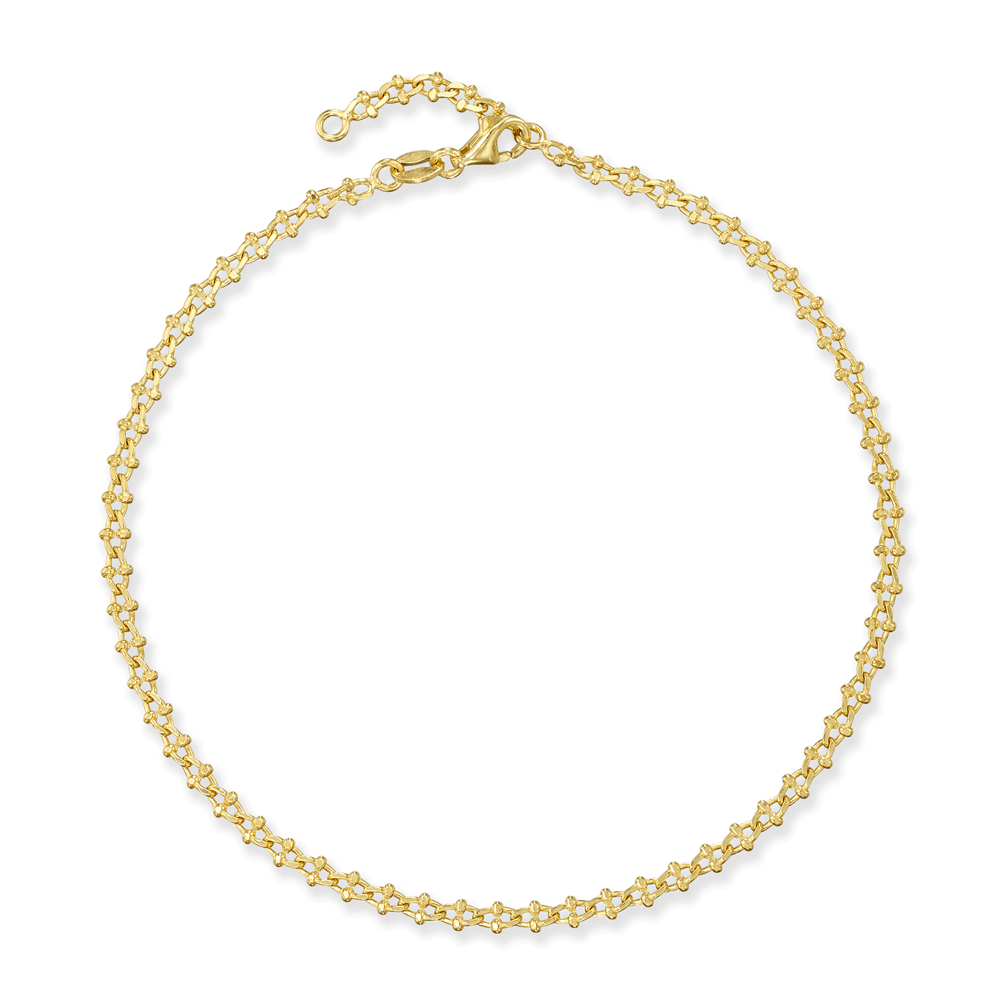 Stellari Gold Growler Crab Links Anklet