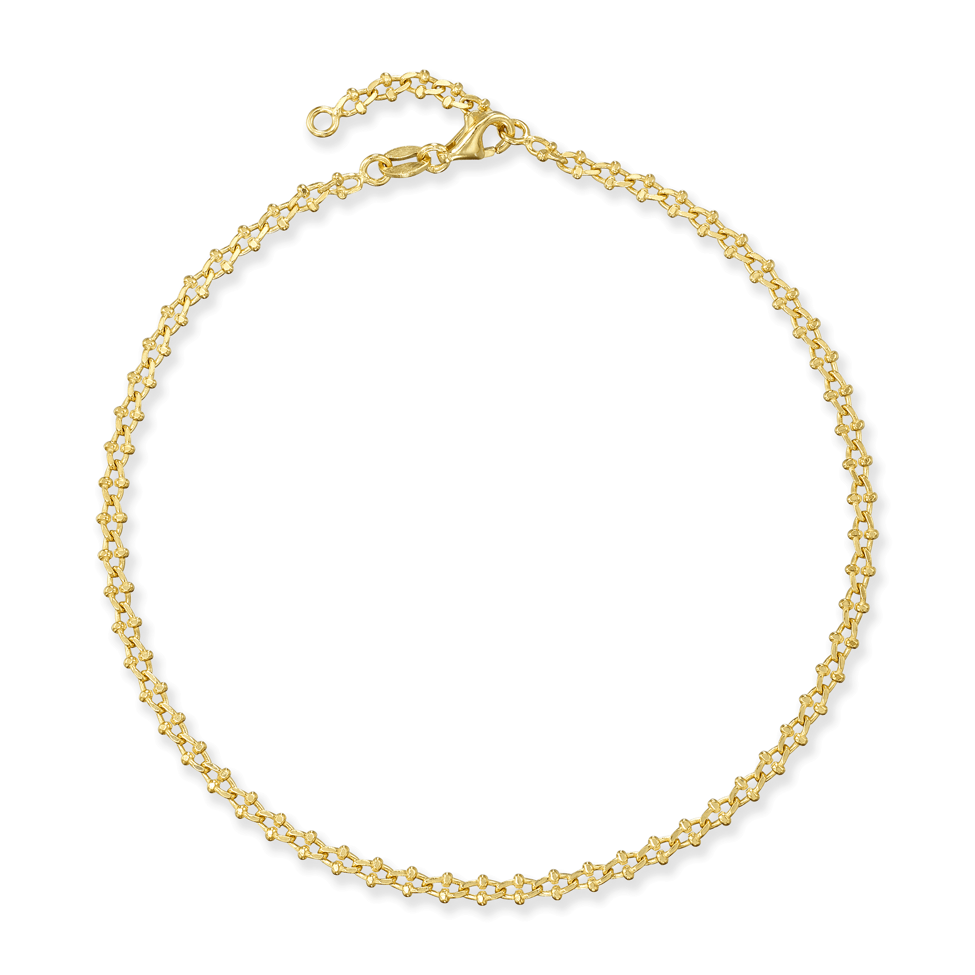 Stellari Gold Growler Crab Links Anklet