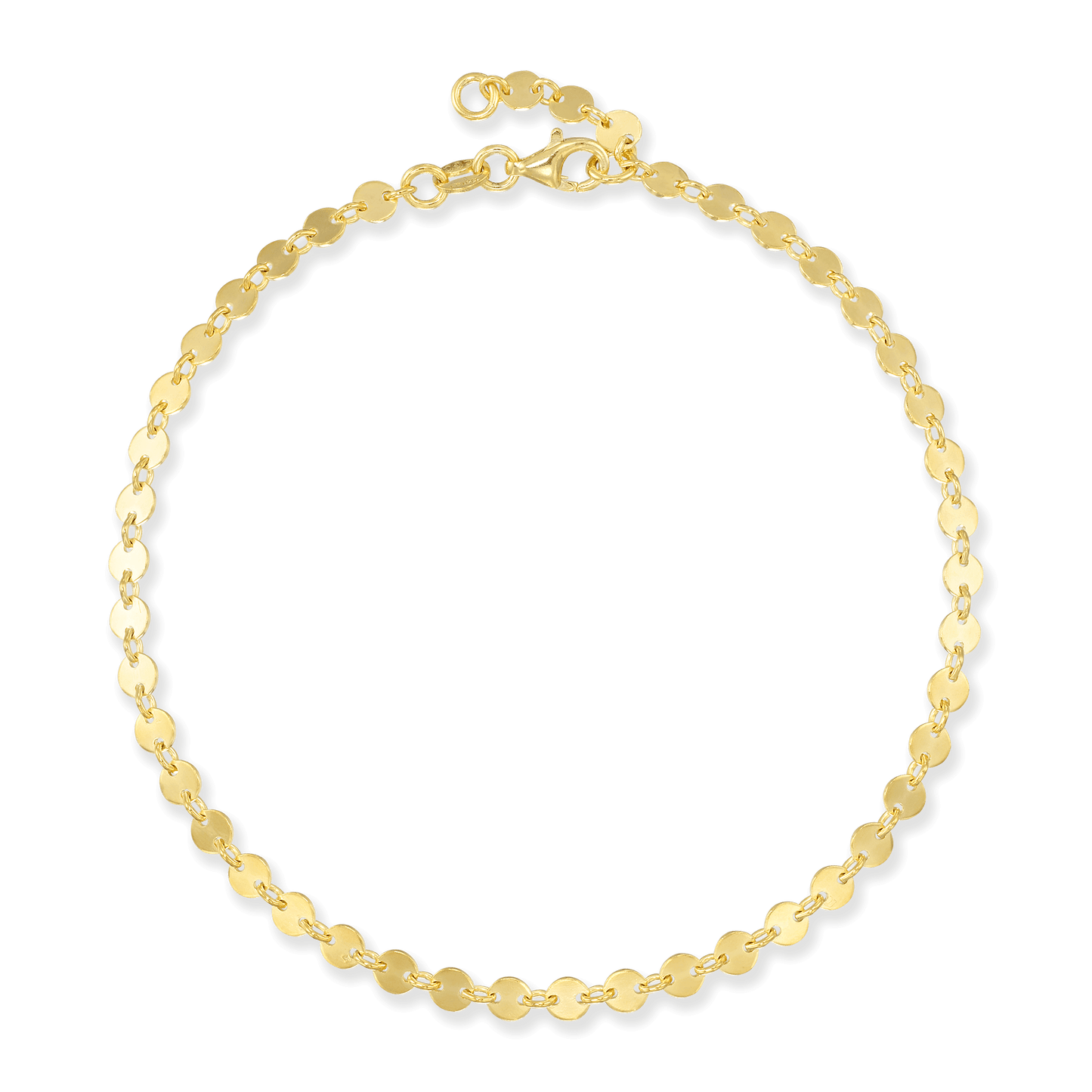Stellari Gold Disc Links Bracelet