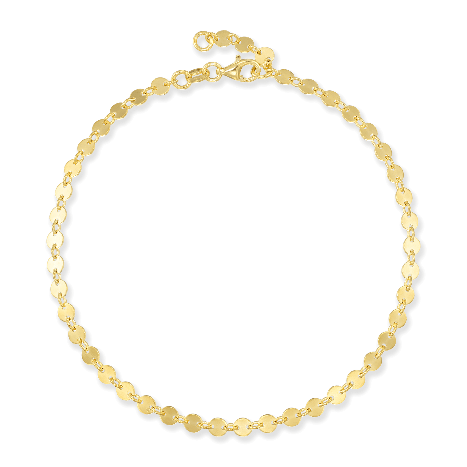 Stellari Gold Disc Links Bracelet