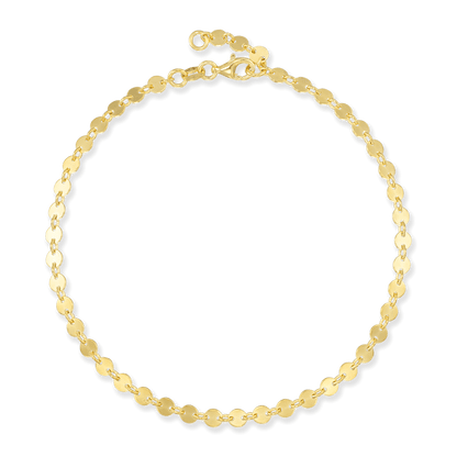 Stellari Gold Disc Links Bracelet