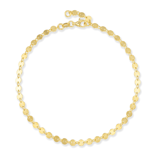 Stellari Gold Disc Links Bracelet