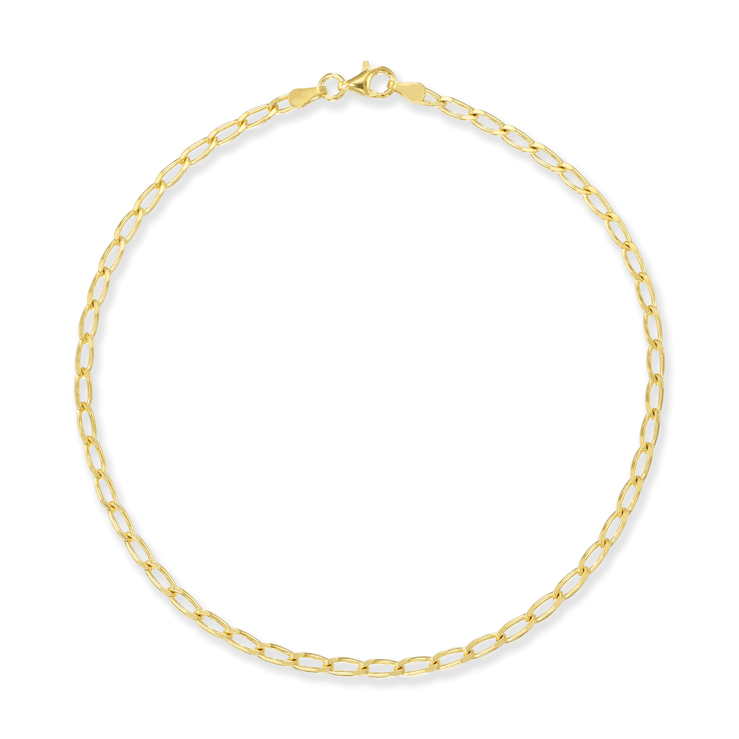 Stellari Gold Curb Link Anklet