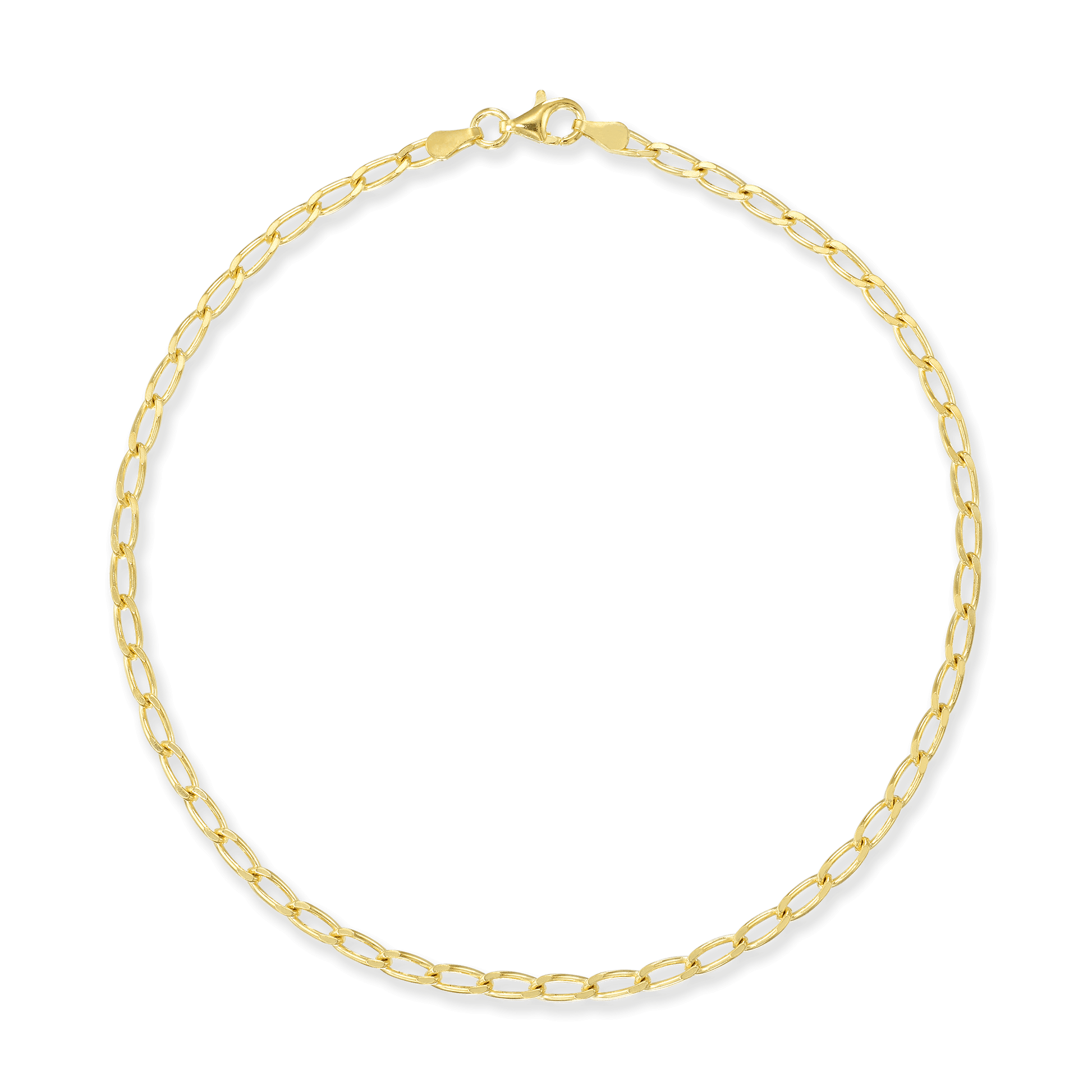 Stellari Gold Curb Link Anklet