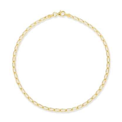 Stellari Gold Curb Link Anklet