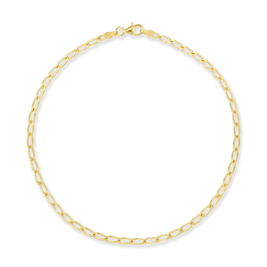 Stellari Gold Curb Link Anklet