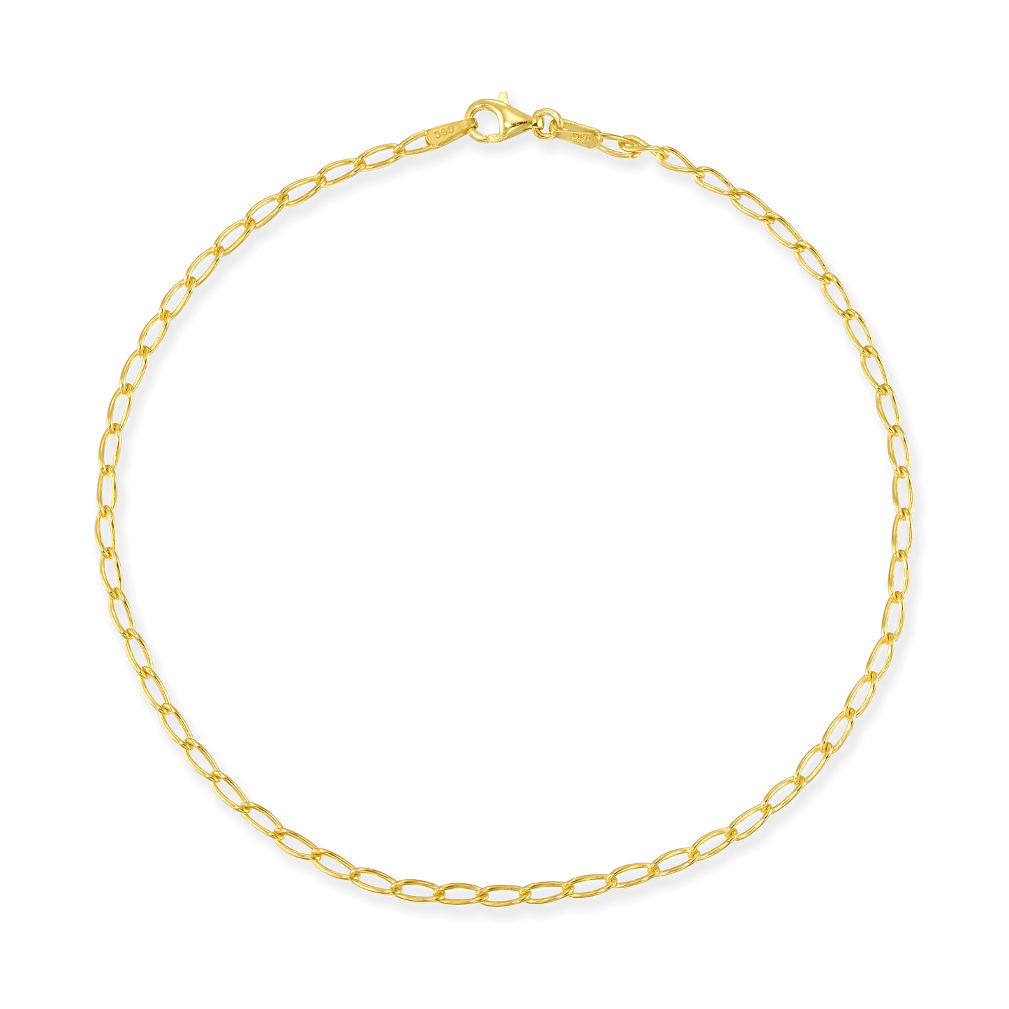 Stellari Gold Classic Link Anklet