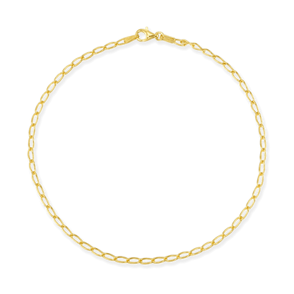 Stellari Gold Classic Link Anklet