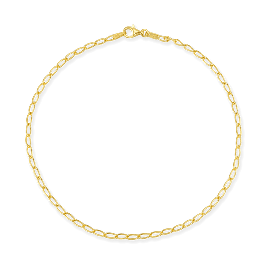 Stellari Gold Classic Link Anklet