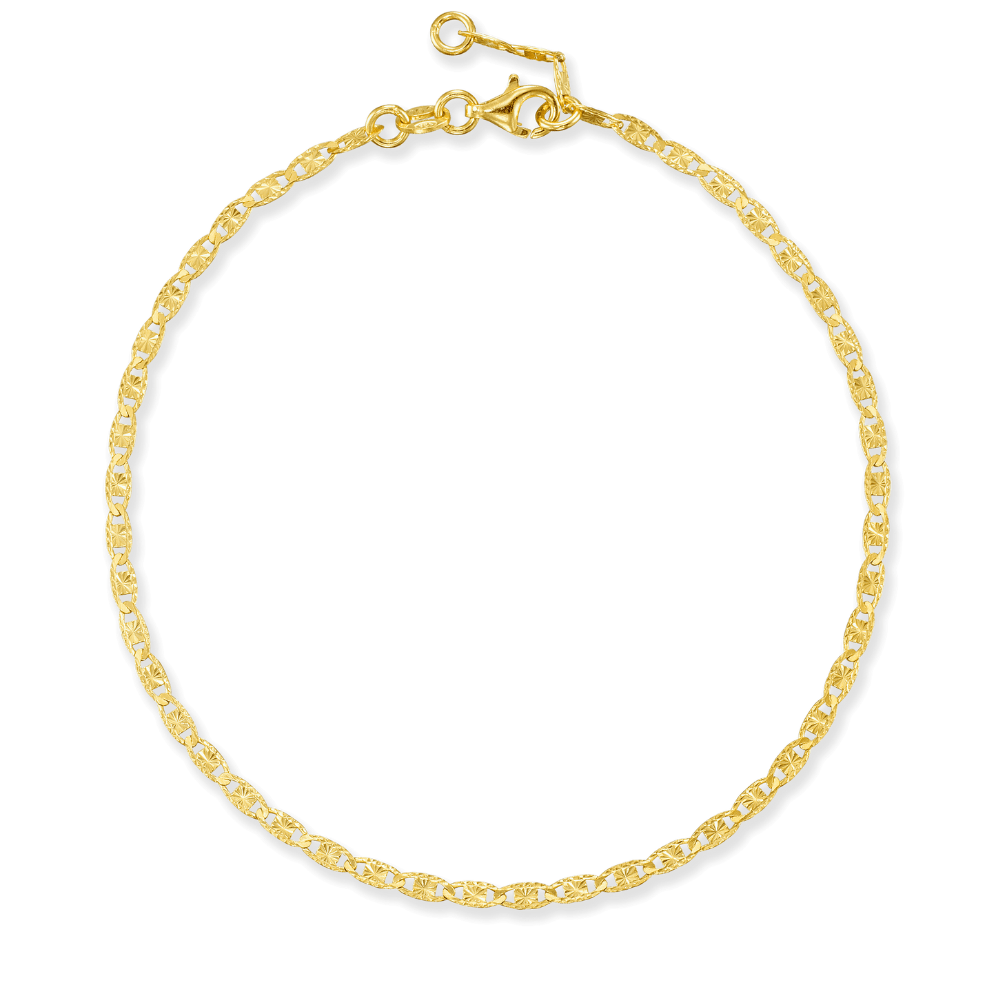 Stellari Gold Starburst Valentino Anklet