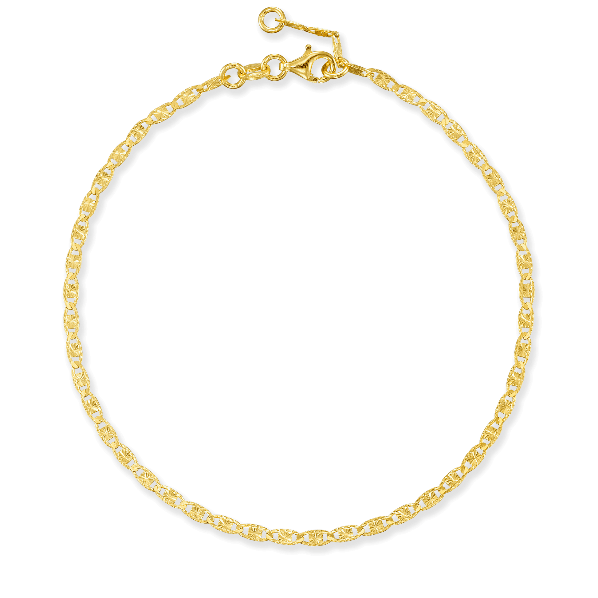 Stellari Gold Starburst Valentino Anklet