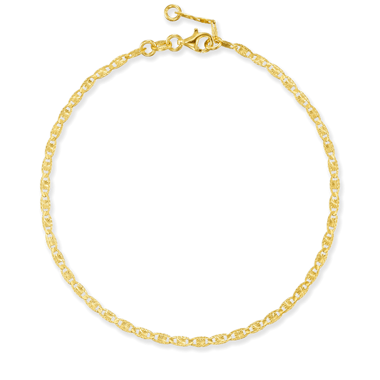 Stellari Gold Starburst Valentino Anklet