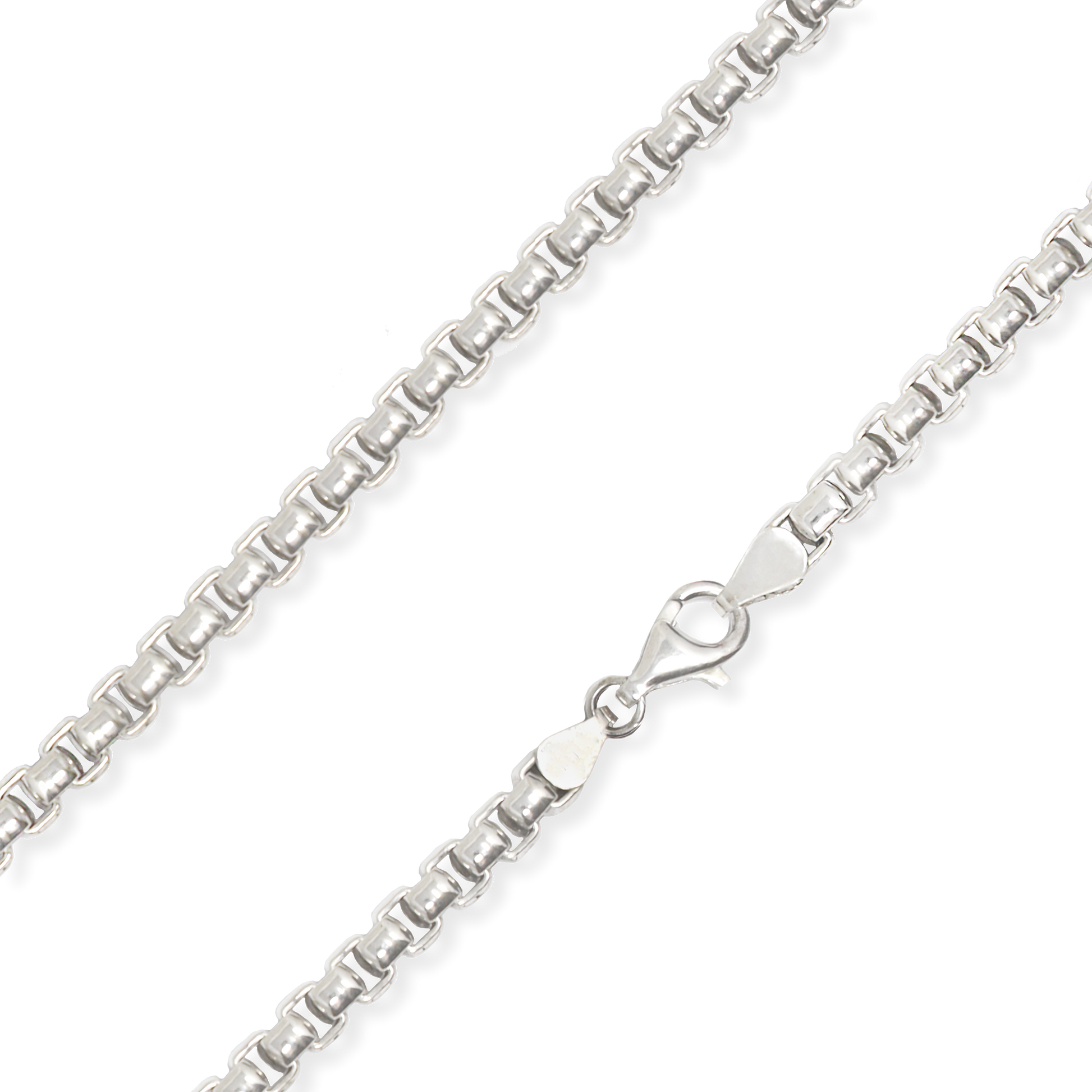 Franco Stellari Round Box Chain Necklace, 5.4mm