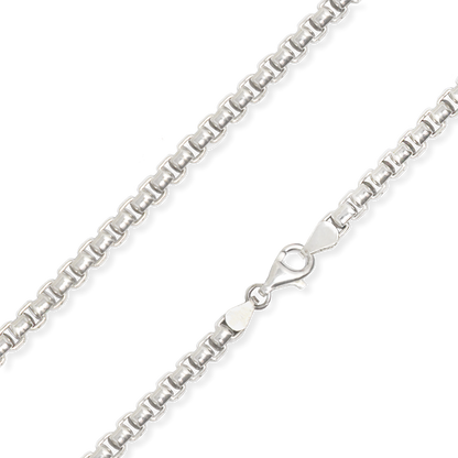 Franco Stellari Round Box Chain Necklace, 5.4mm