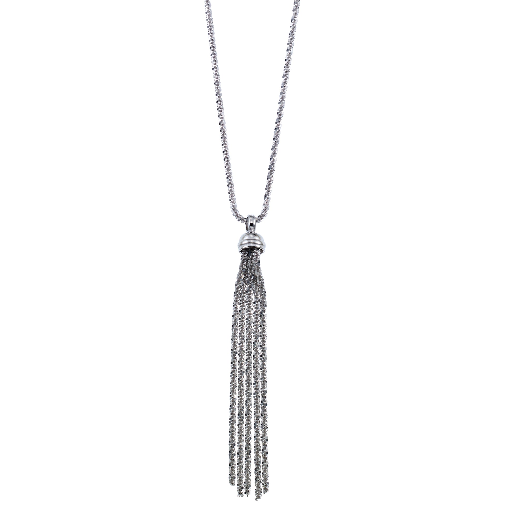 Rope on sale tassel necklace