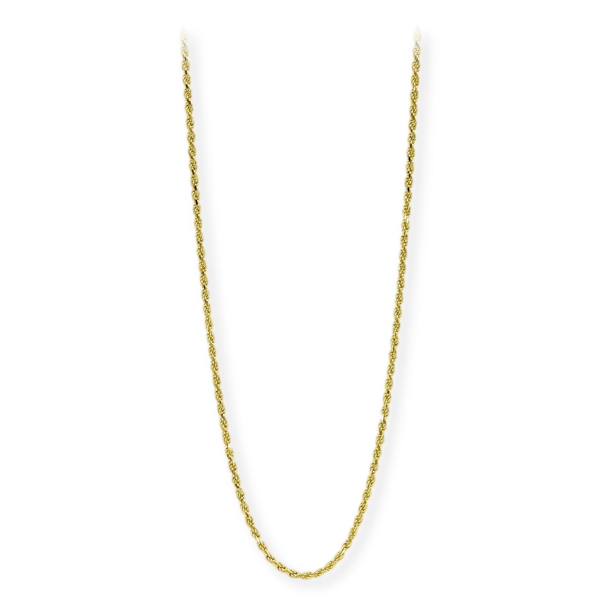 Stellari Gold Diamond Cut Rope Chain – FRANCO STELLARI