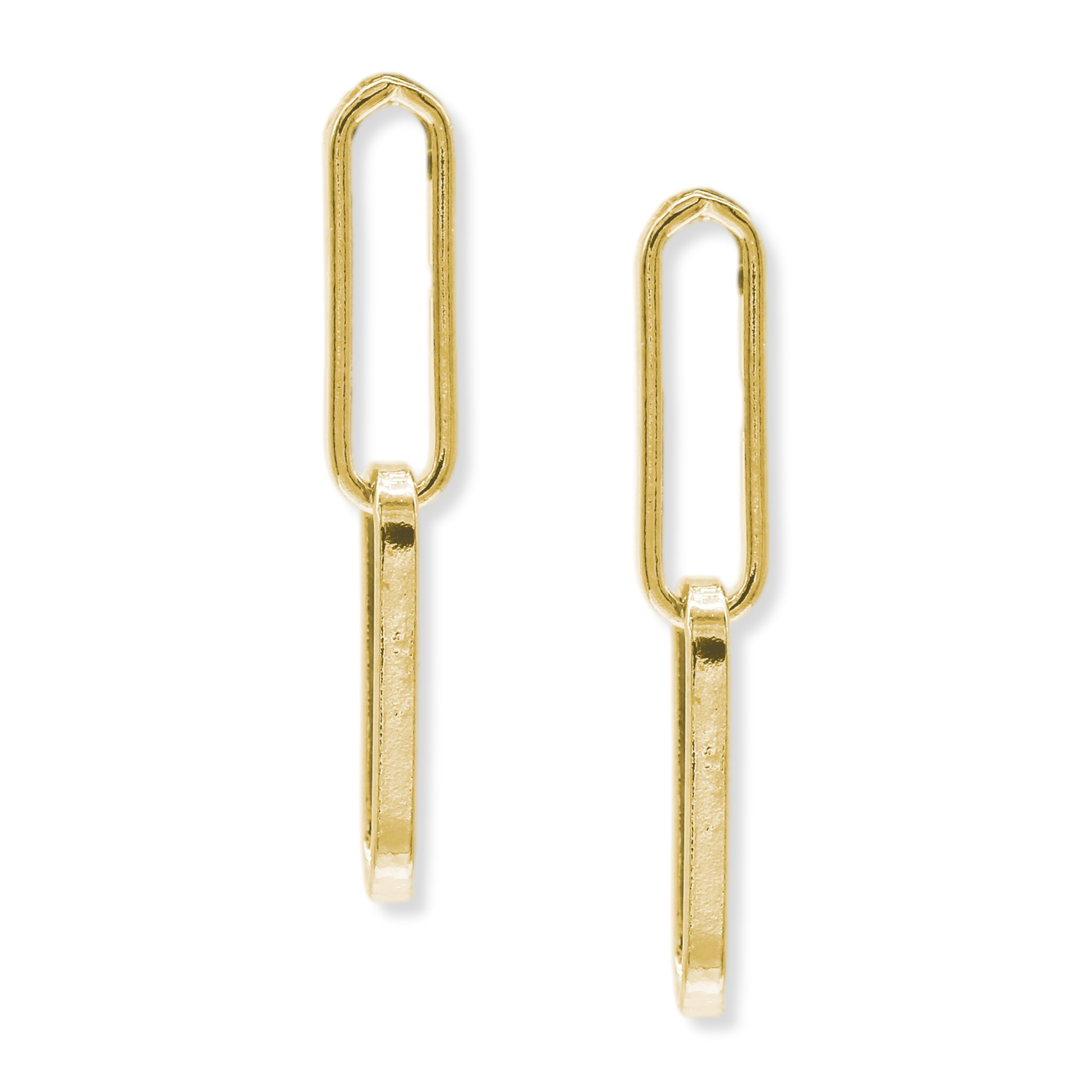 Gold paper 2025 clip earrings