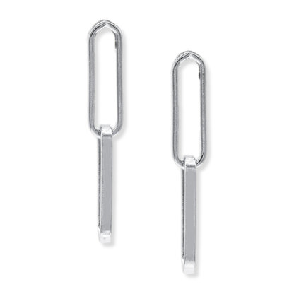 Two-Link PaperClip Earrings