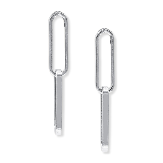 Two-Link PaperClip Earrings